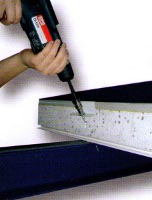 Скрытый монтаж кровли без повреждения наружного листа жести Скрытый монтаж кровли без повреждения наружного листа жести